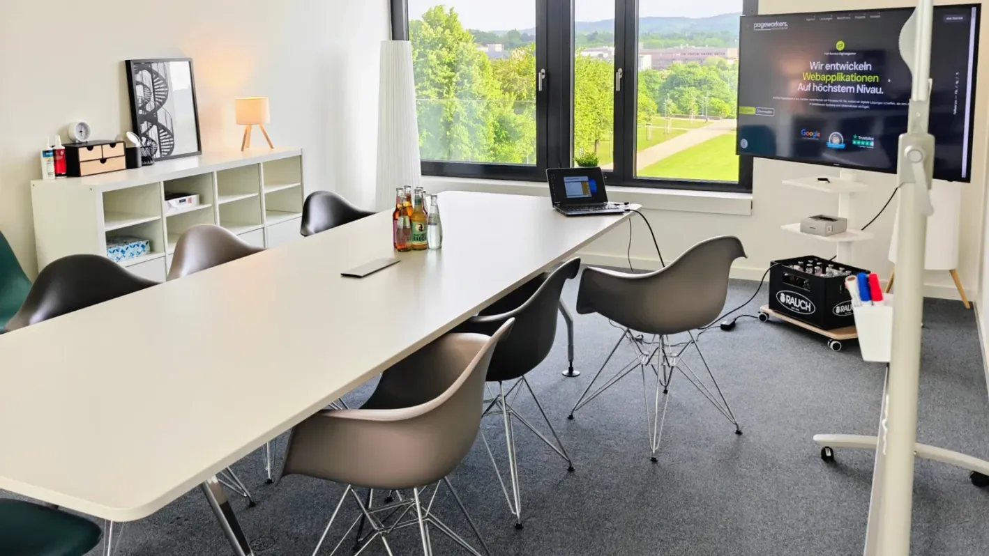 Besprechungsraum von Pageworkers am RWTH Campus Aachen