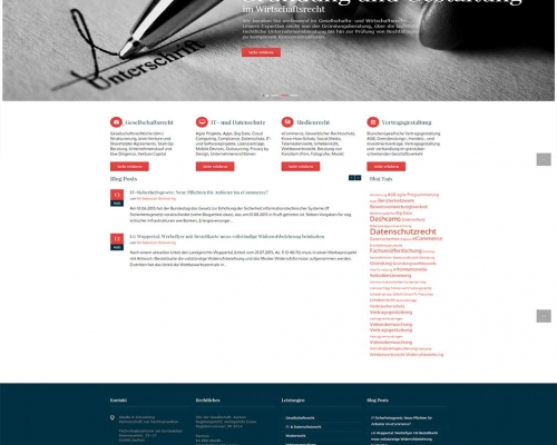 Rechtsanwalt Kanzlei Webdesign Aachen